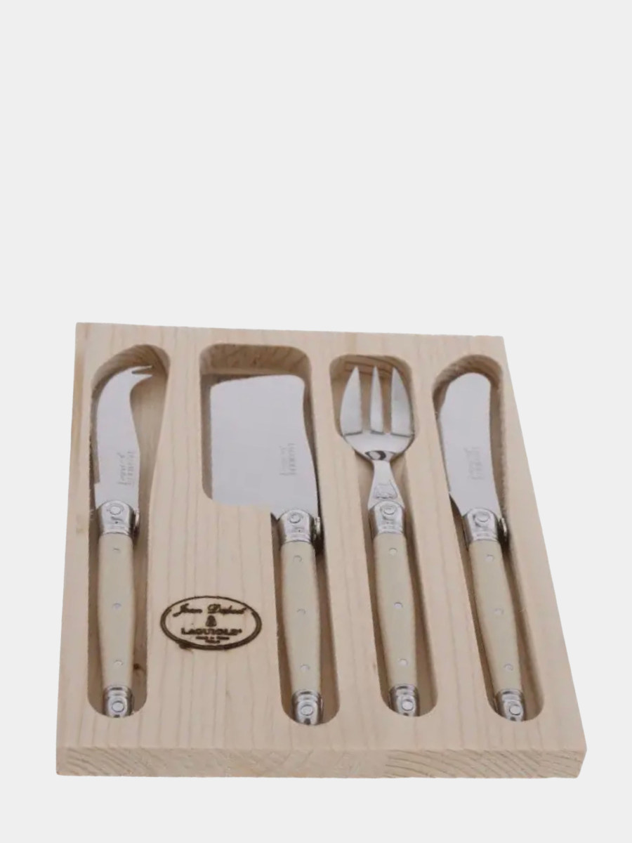 Laguiole 4 pc Ivory Cheese Set
