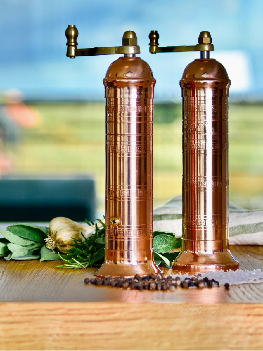 Copper Salt and Pepper Mill' - 9"