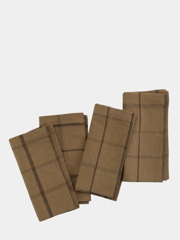 Big Check Napkin Loden (set of 4)
