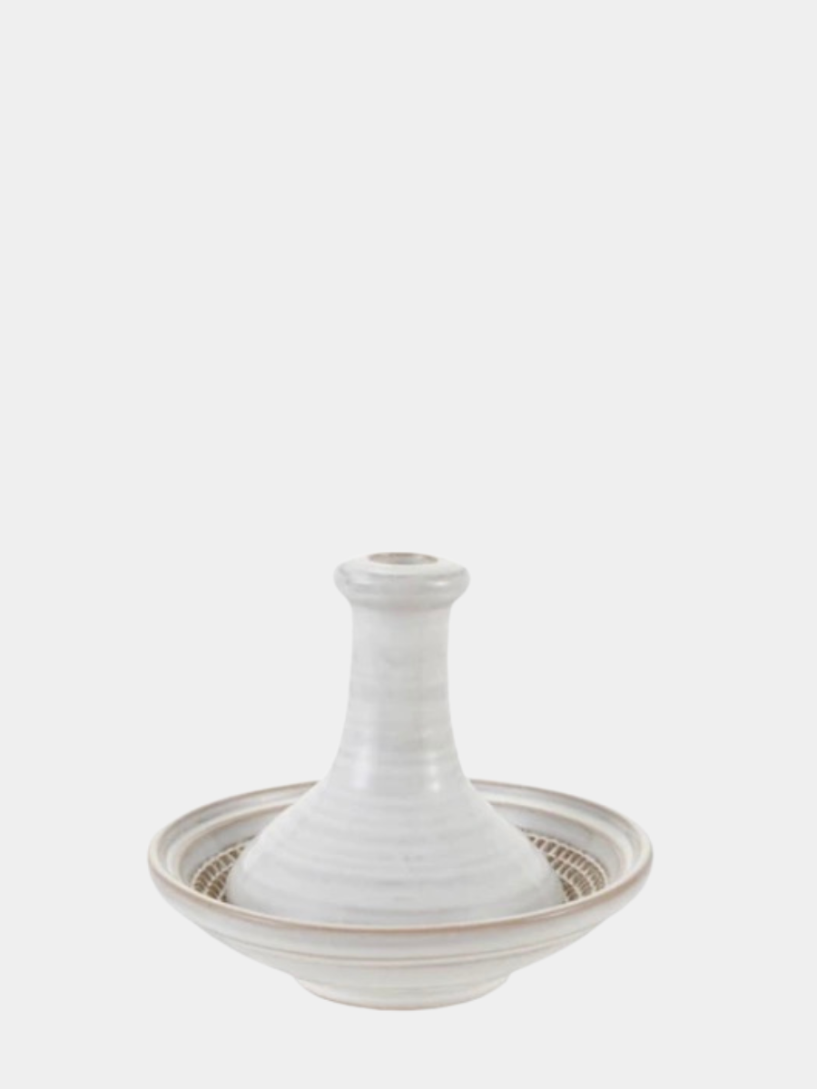 Round Stoneware Mortar & Pestle