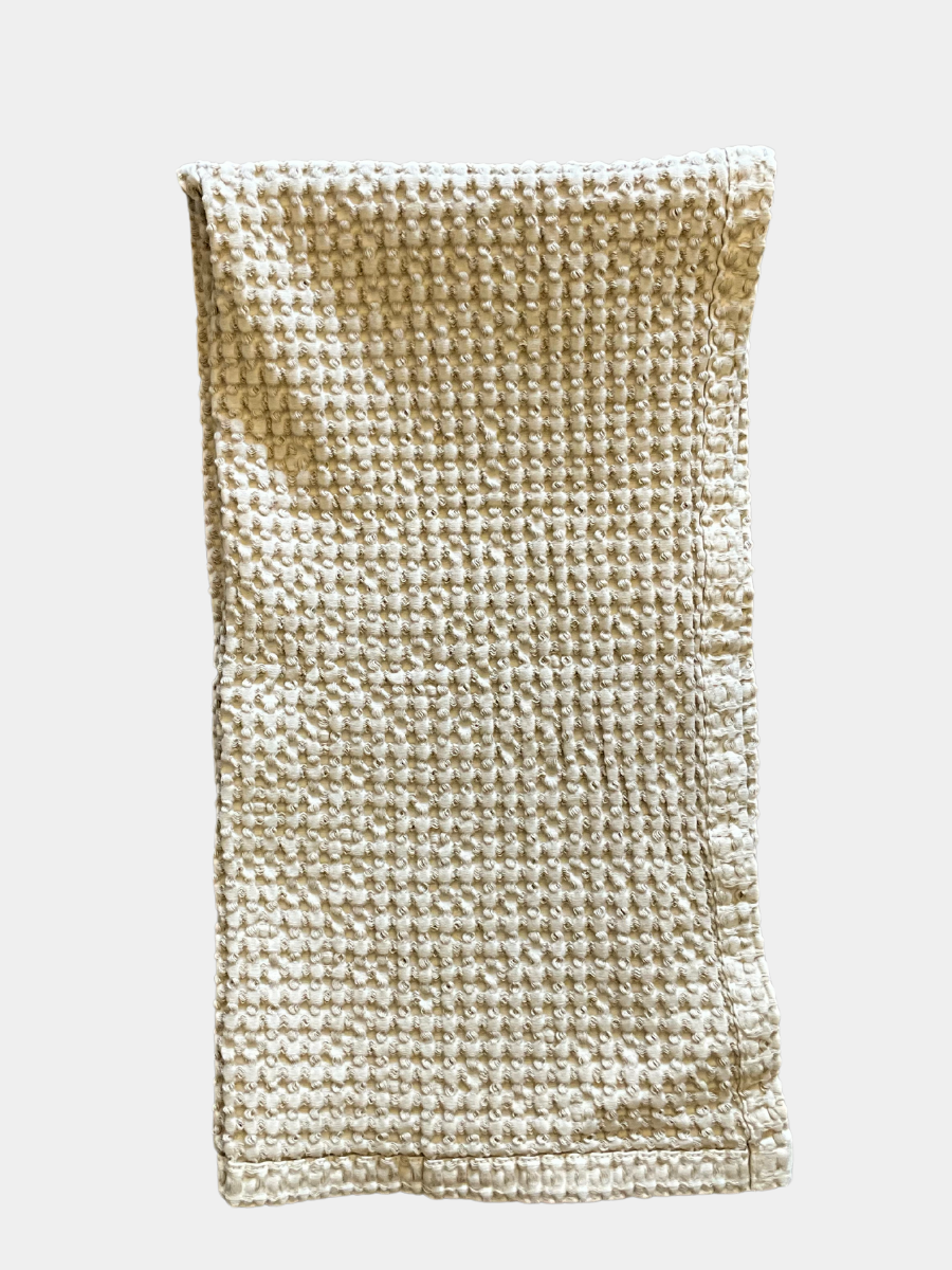 Organic Waffle Tea Towel - Natural