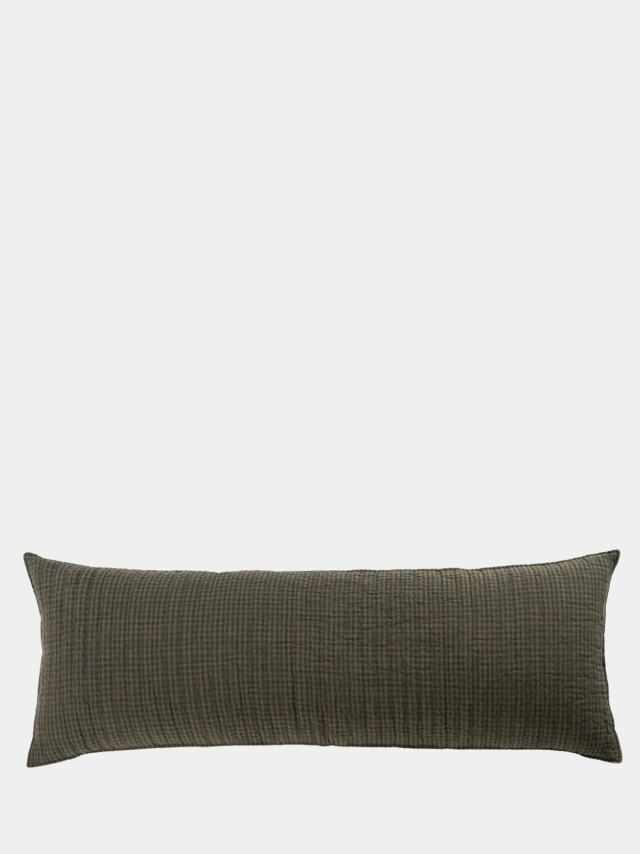 Fields Checkered Body Pillow