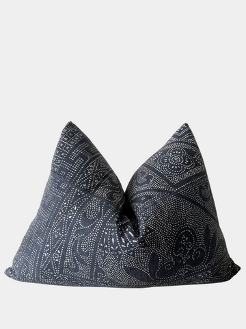 Oversized Rising Sun Navy Pillow