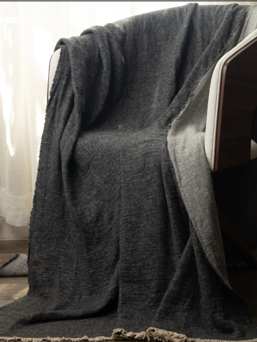 The Supersoft  Throw - Charcoal