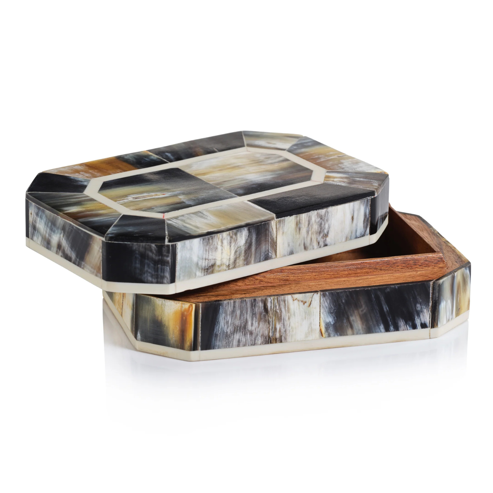Black Horn & Resin Box