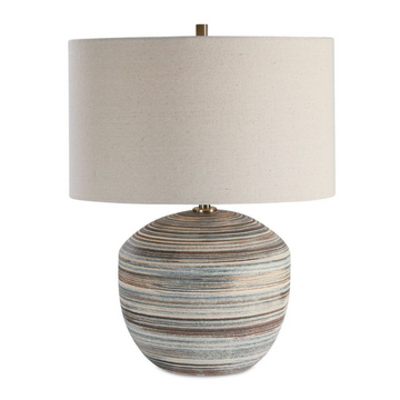 Striped Motif Table Lamp
