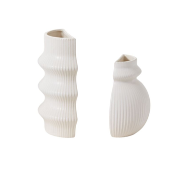 Ceramic Vase Bookends
