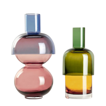 Glass Vase 4PC Set