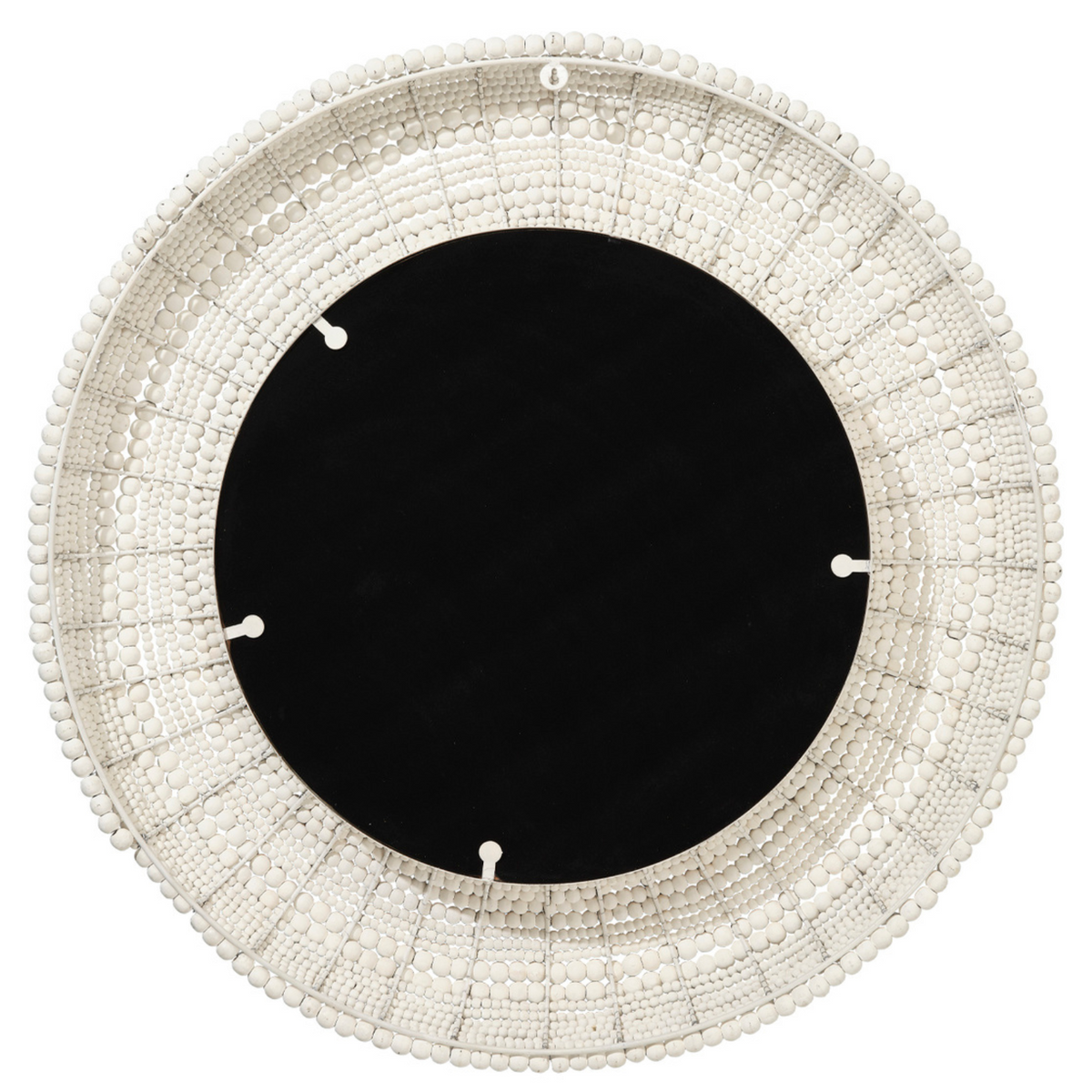 Strand Wood Bead Mirror
