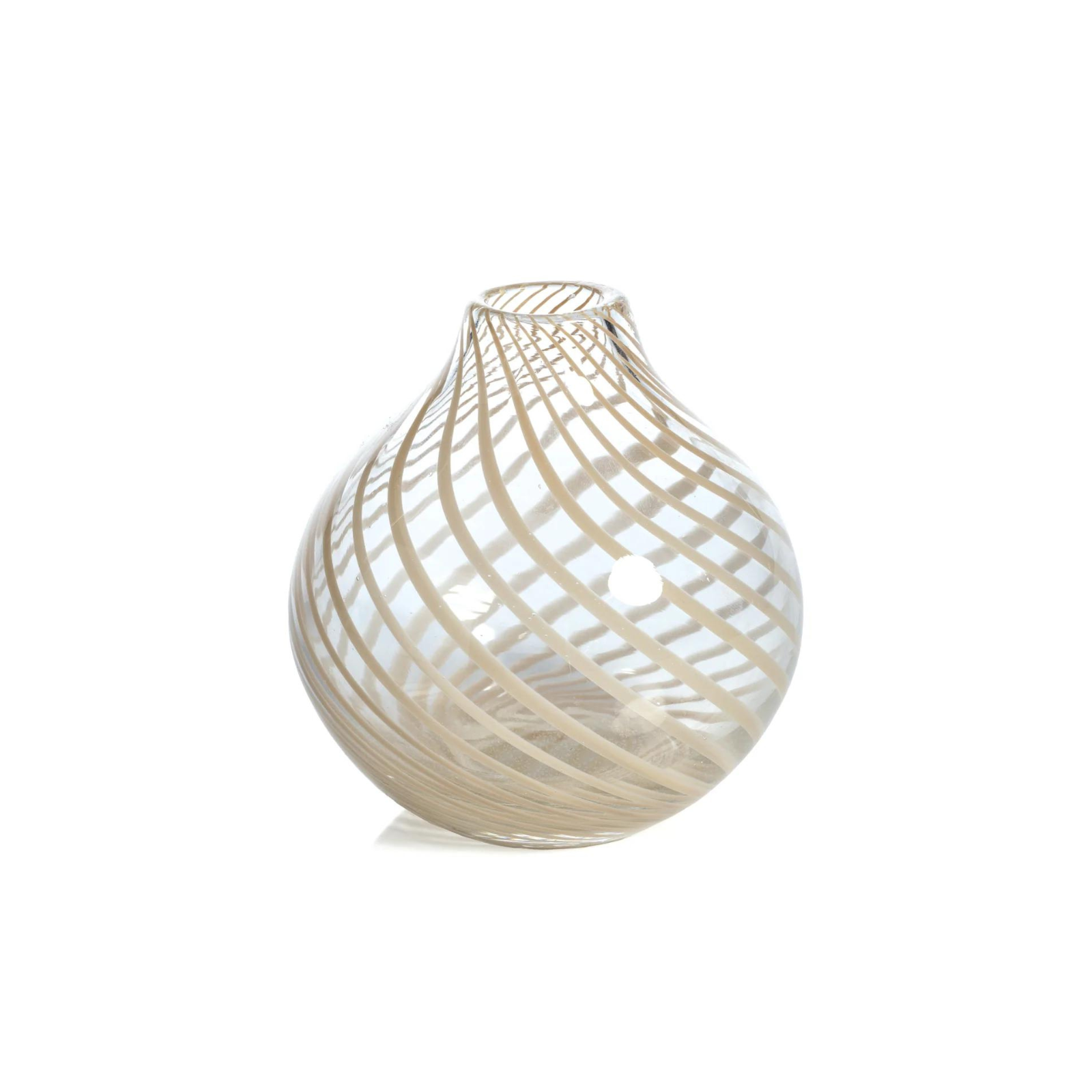 Swirl Glass Bud Vases