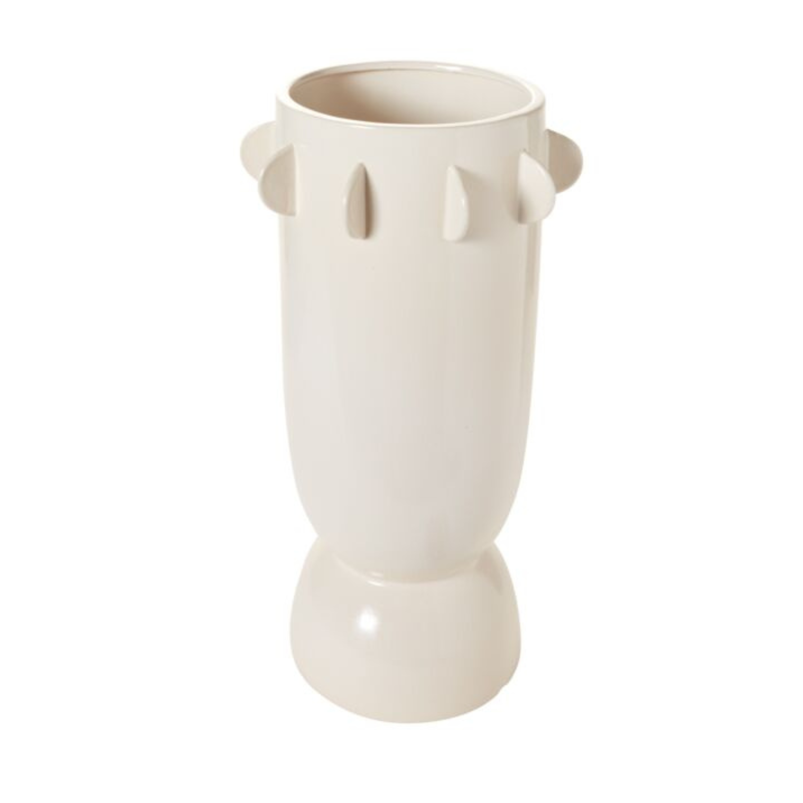 Footed Ceramic Vase