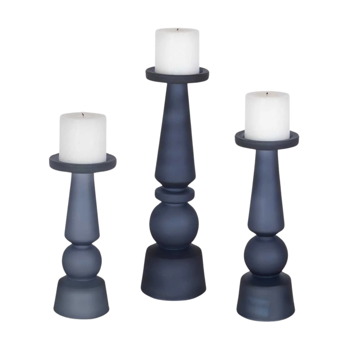 Glass Pillar Set