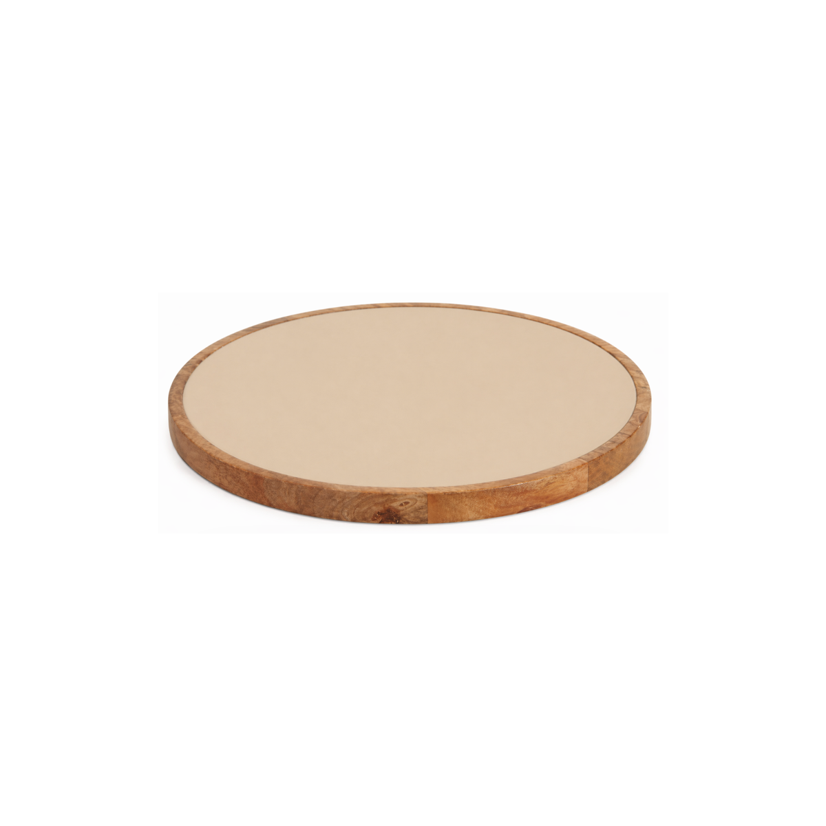 Indy Home Acacia & Enamel Lazy Susan