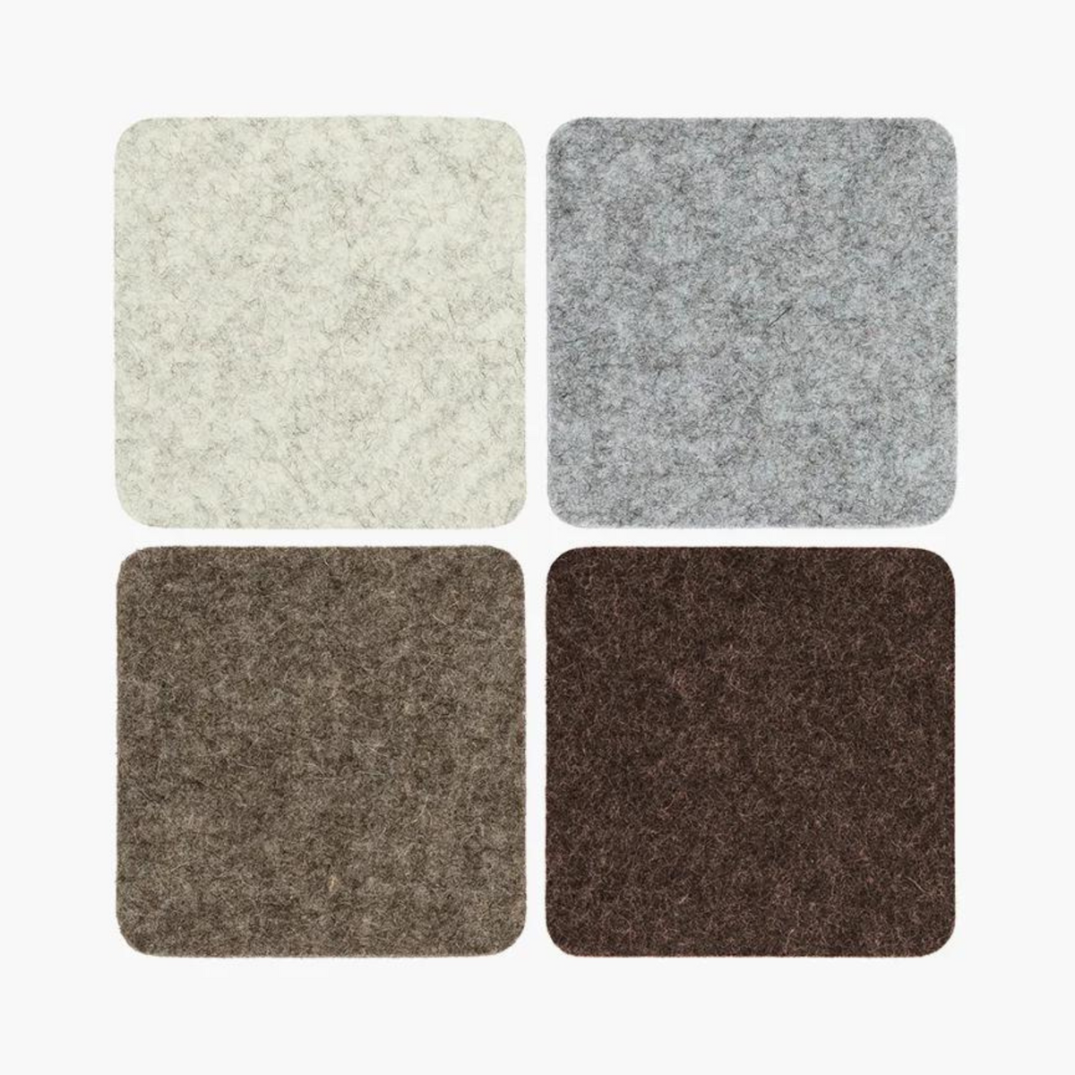 Merino Wool Coasters (Set of 4)