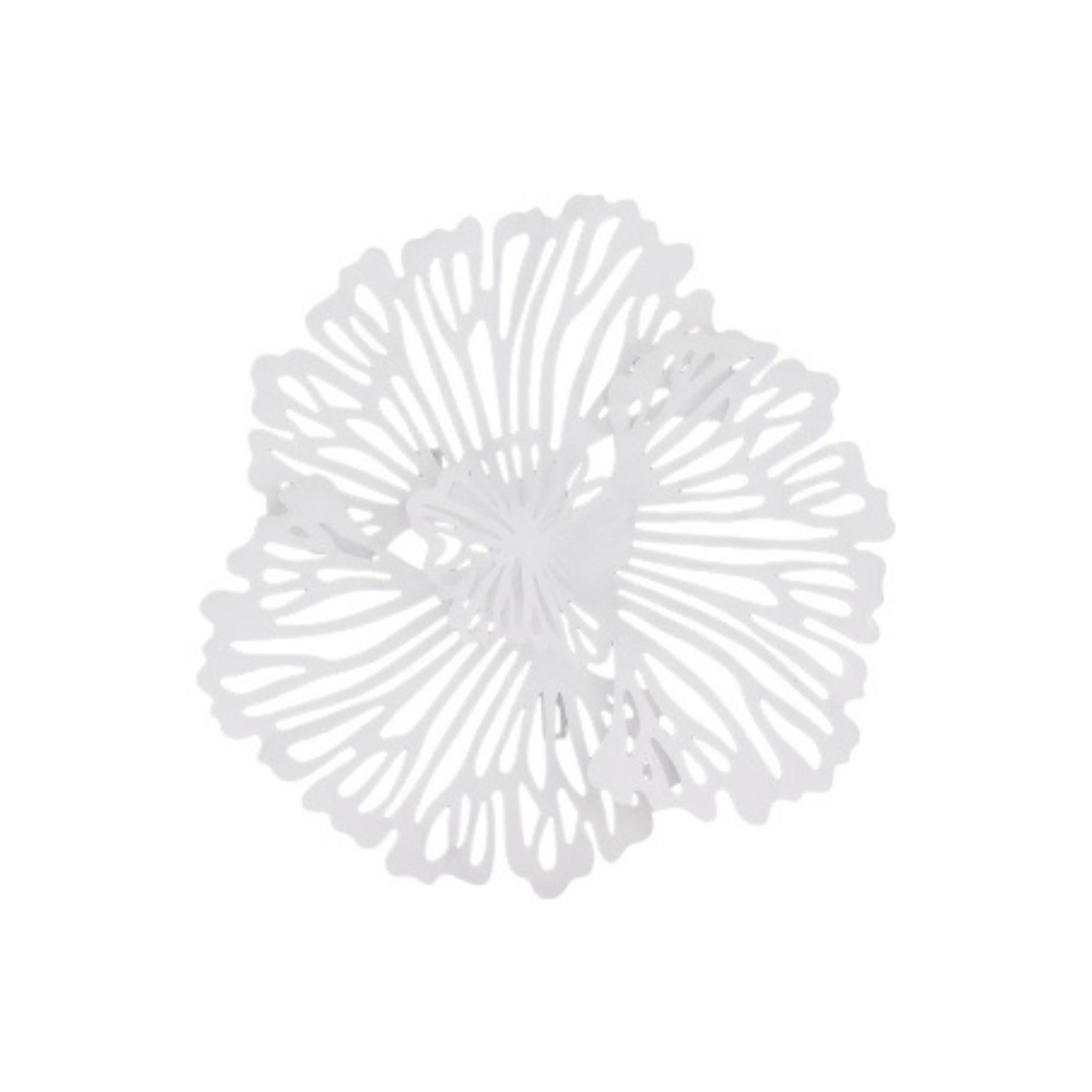 Sculpted Metal Floral Wall Art