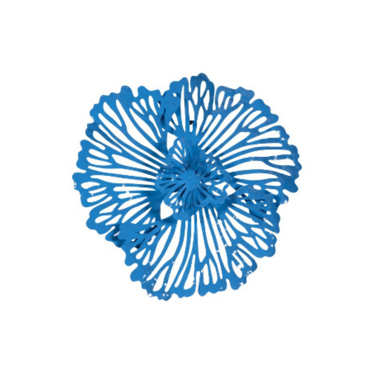 Sculpted Metal Floral Wall Art