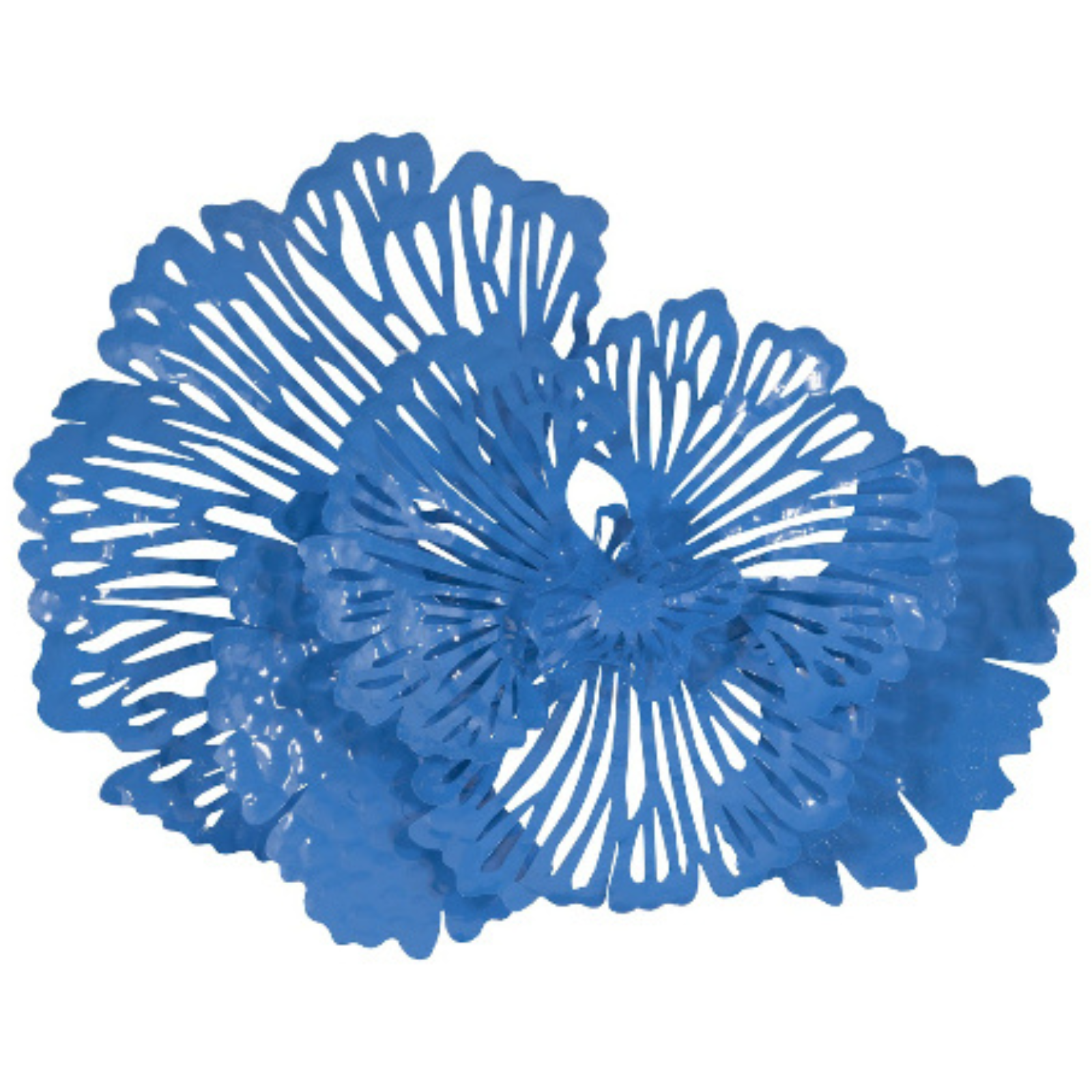 Sculpted Metal Floral Wall Art