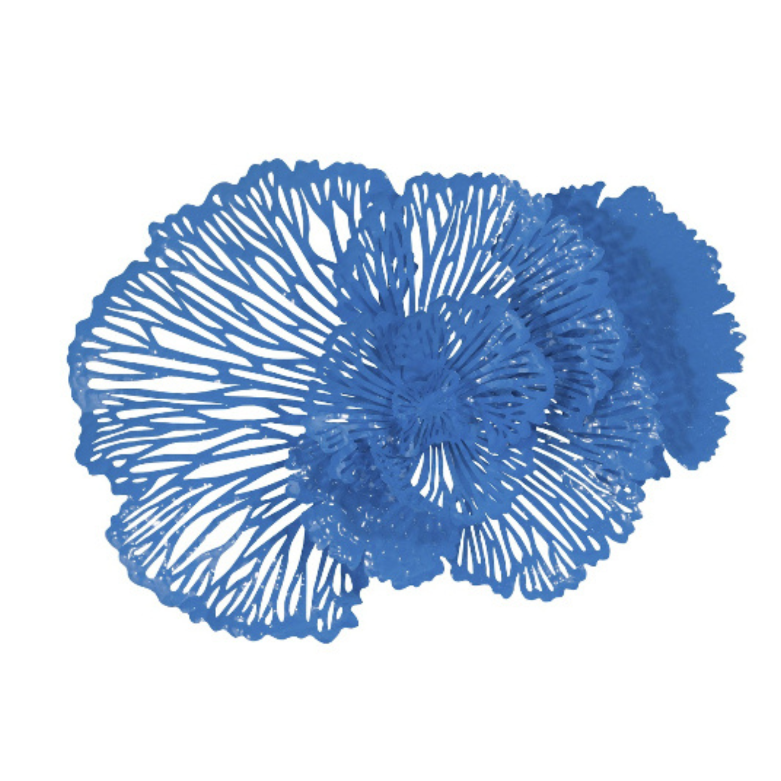 Sculpted Metal Floral Wall Art