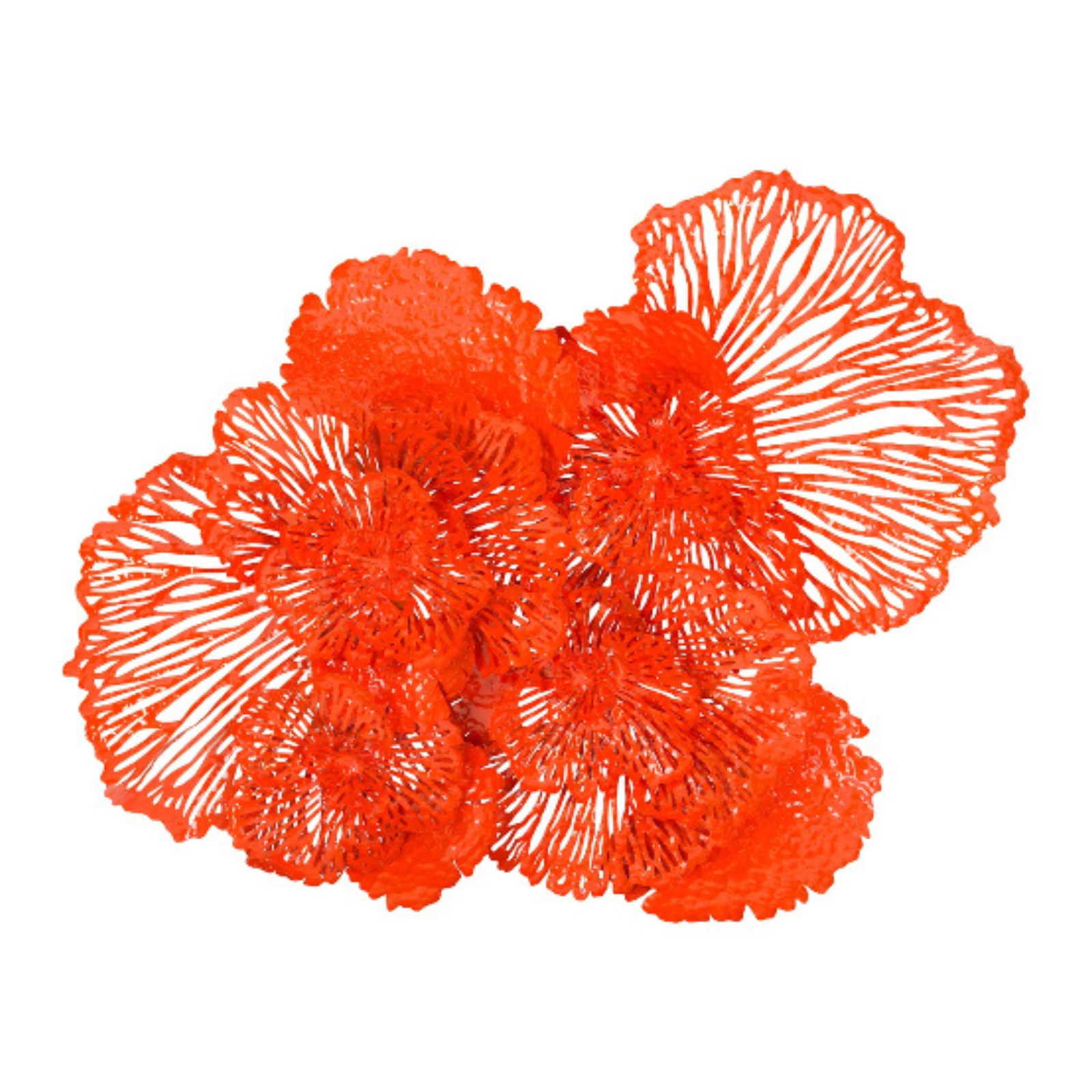 Sculpted Metal Floral Wall Art