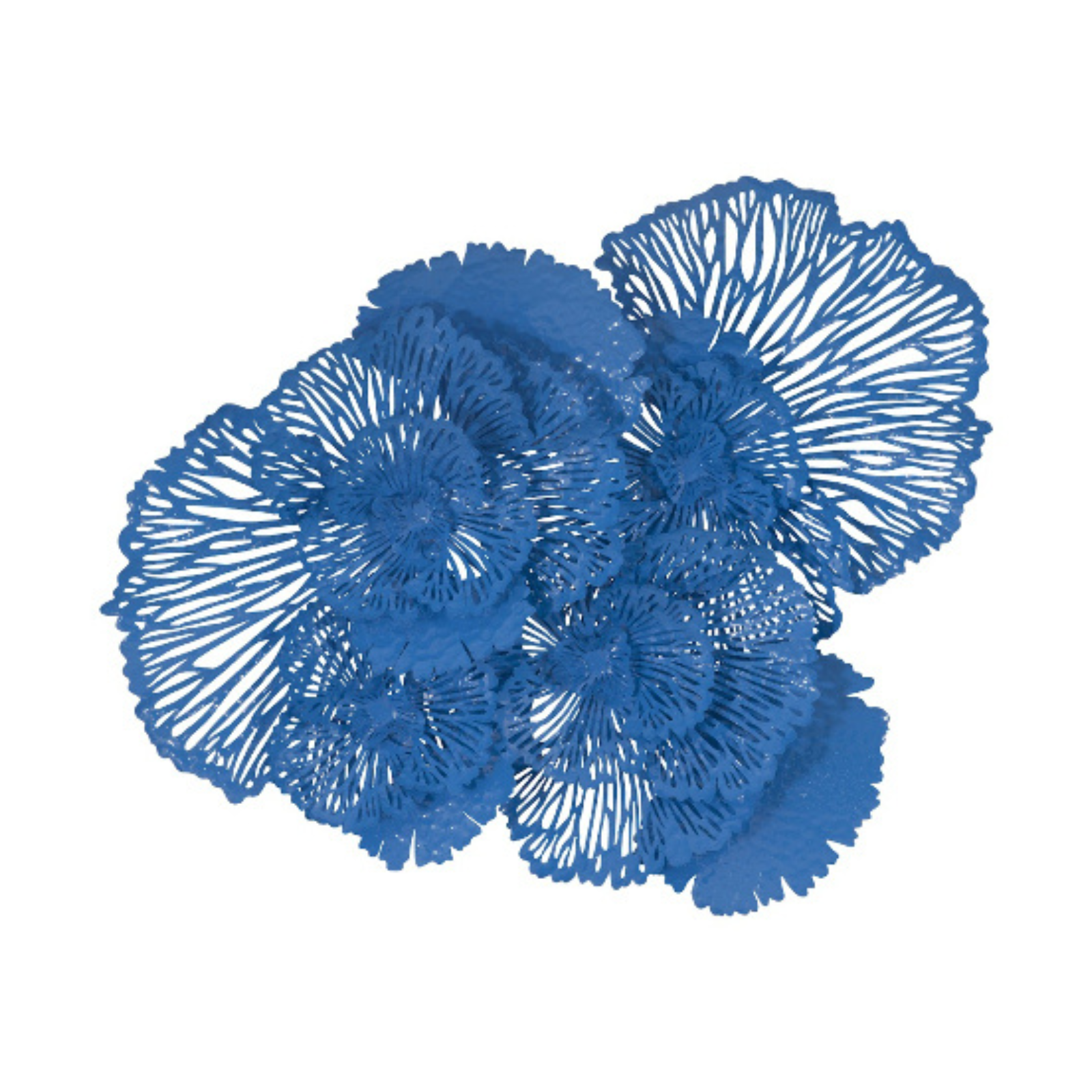 Sculpted Metal Floral Wall Art
