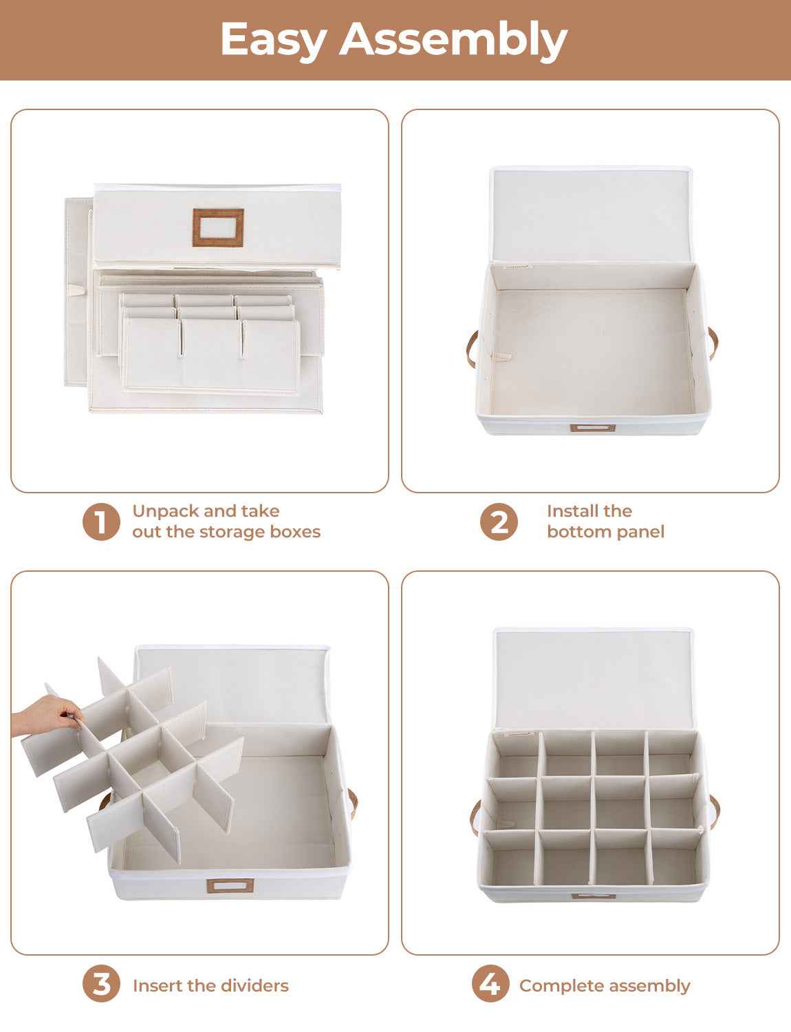 Hard Shell China Storage Containers for Dishes, Plates and Mugs