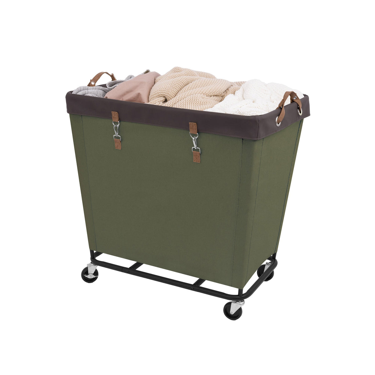 Large Rolling Laundry Basket with Wheels