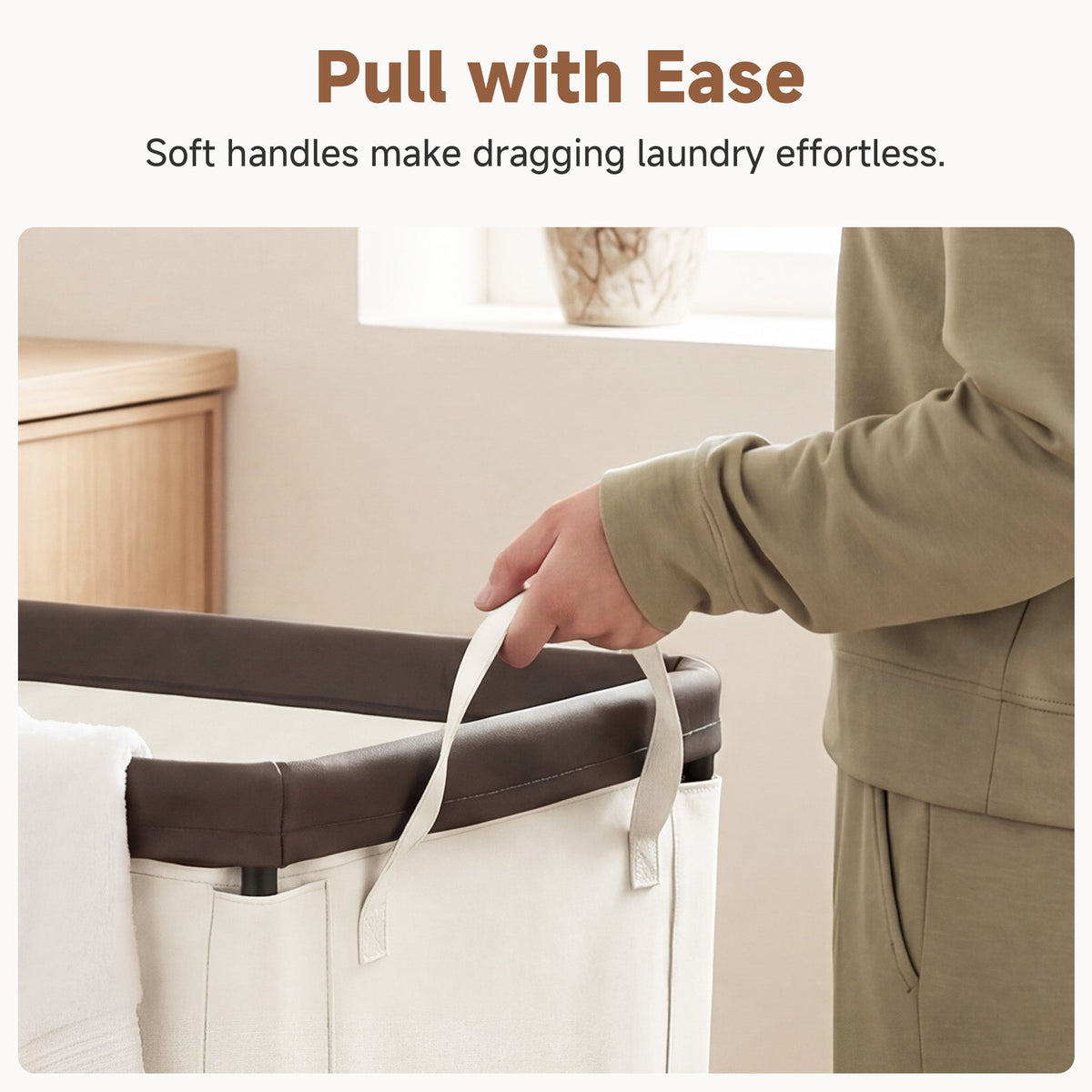 Laundry Hamper with Wheels, 150L-290L