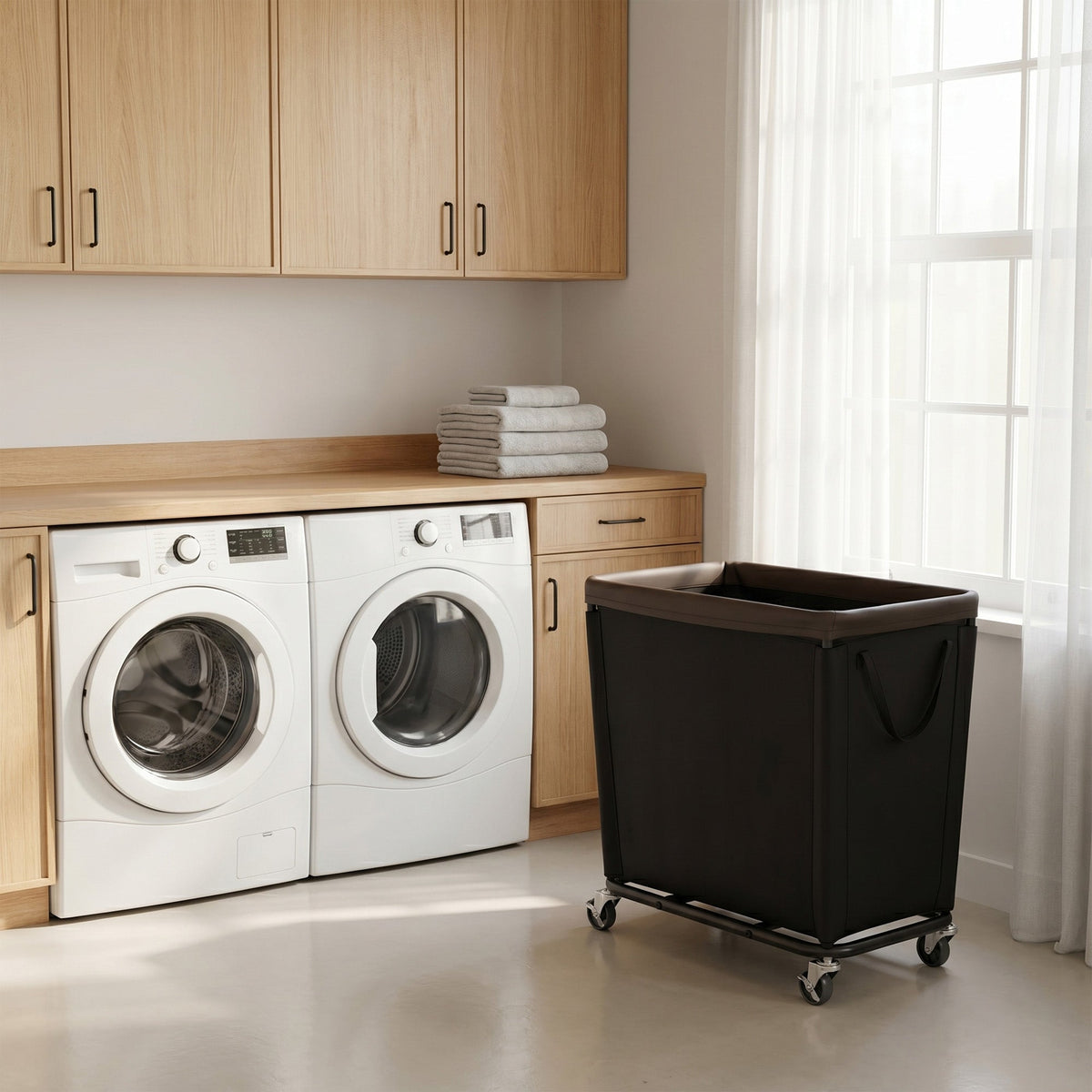 Laundry Hamper with Wheels, 150L-290L