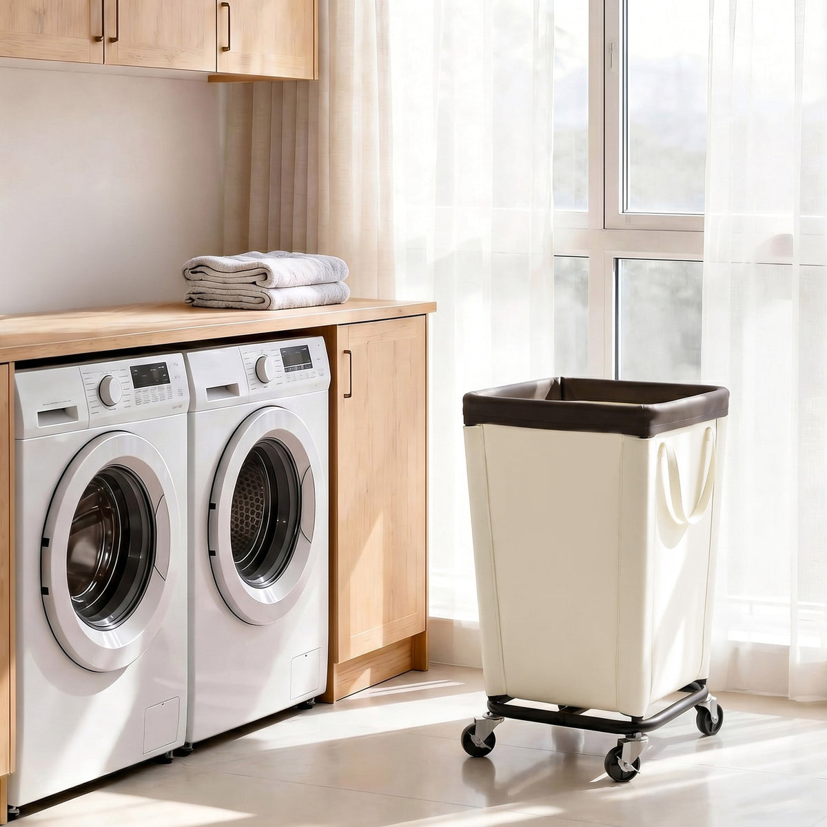 Laundry Hamper with Wheels, 150L-290L