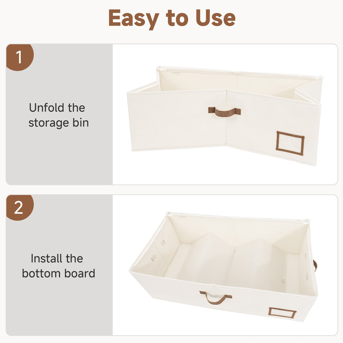 Under-Bed Storage Containers with Lid, 10"