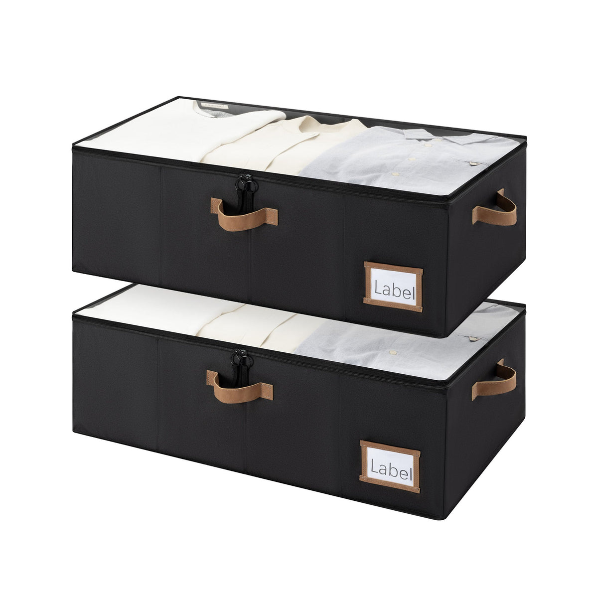 Under-Bed Storage Containers with Lid, 10"