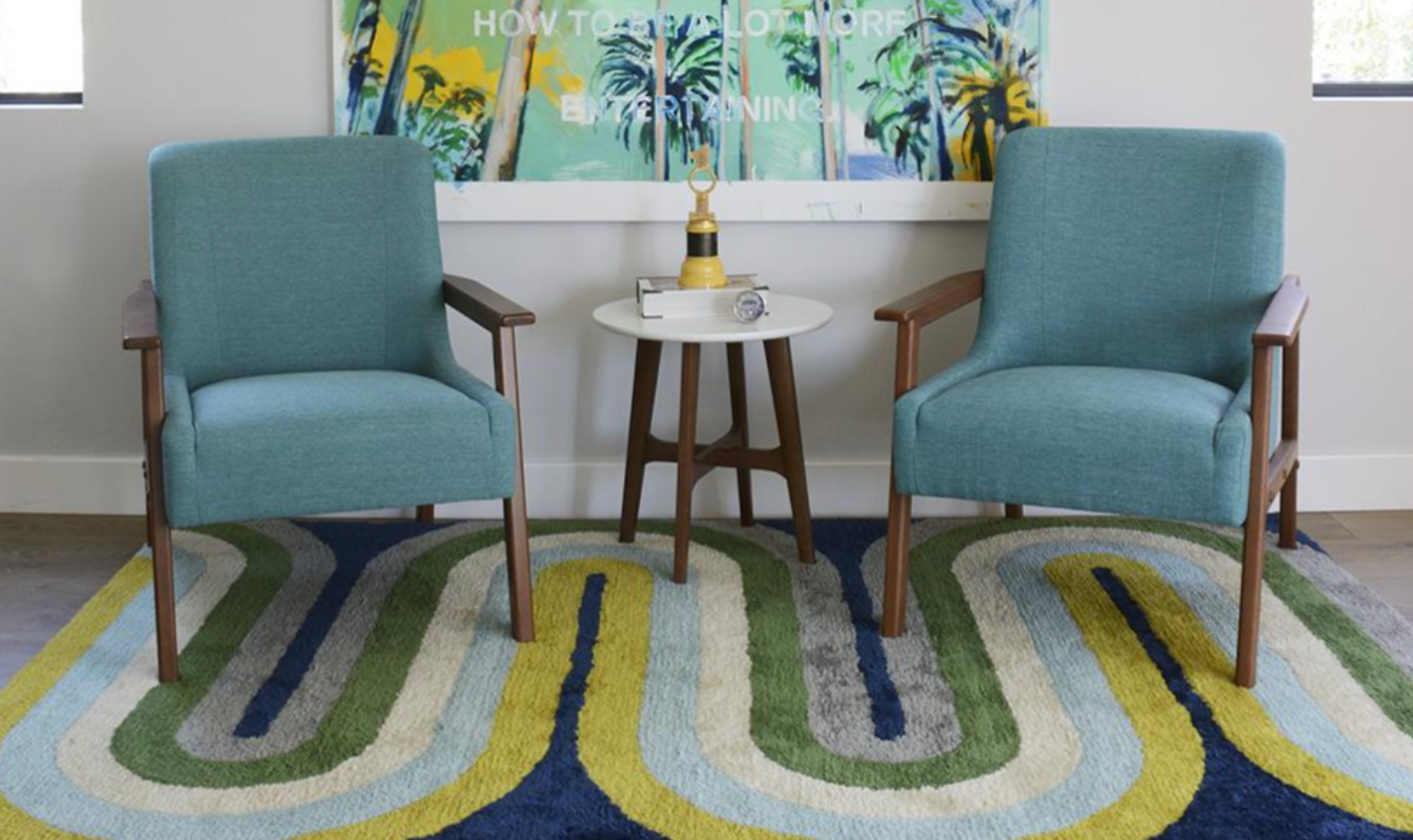 Retro Polyester Rug