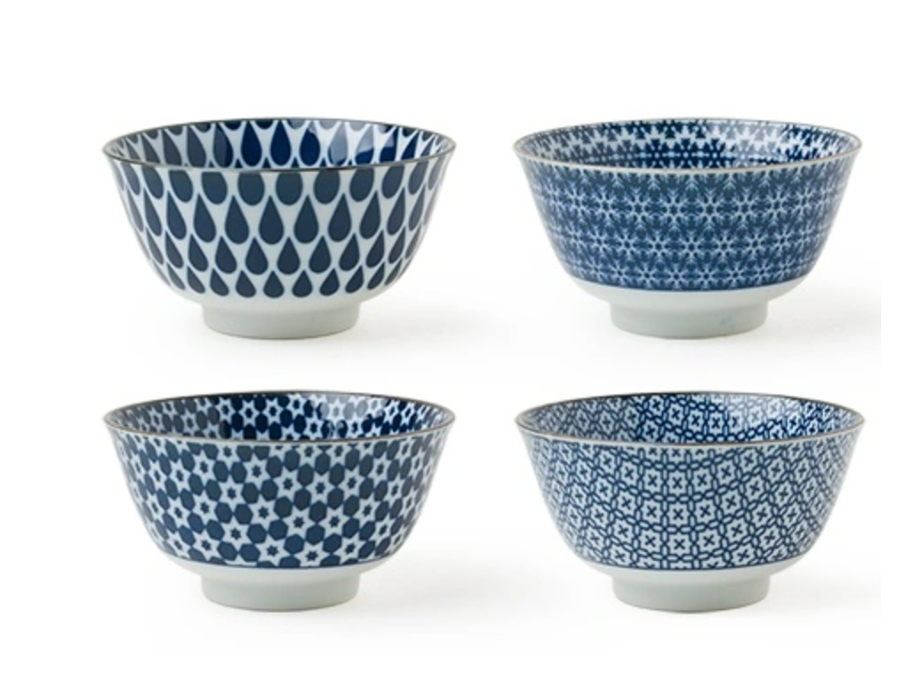 Blue & White 5¡å Bowl Set