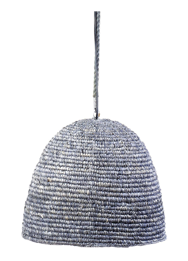 Woven Raffia Pendant