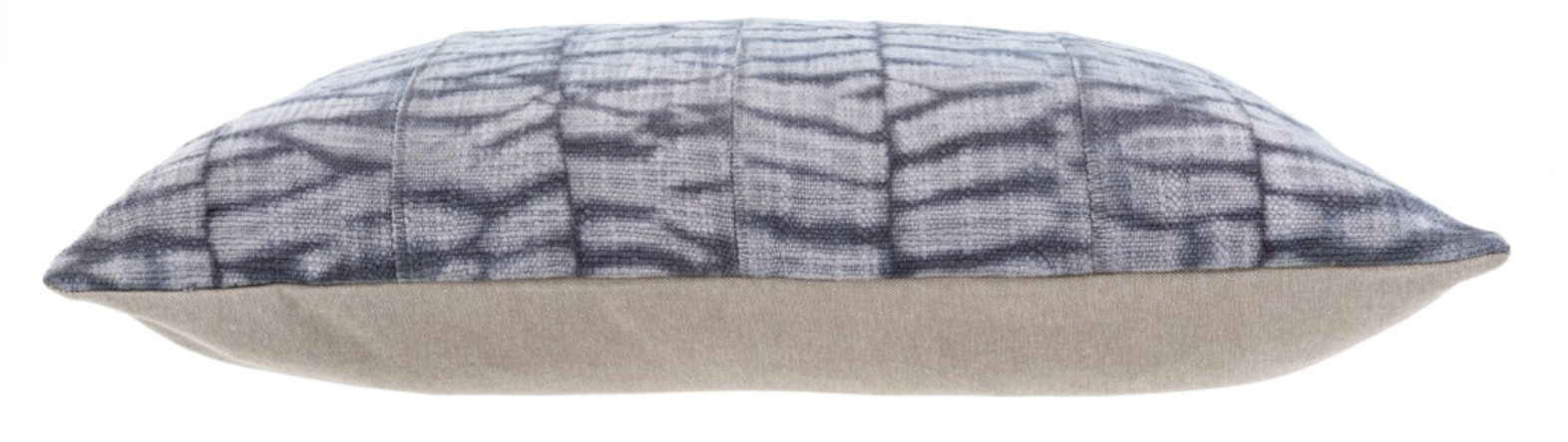 Tie-Dye Patchwork Lumbar Pillow