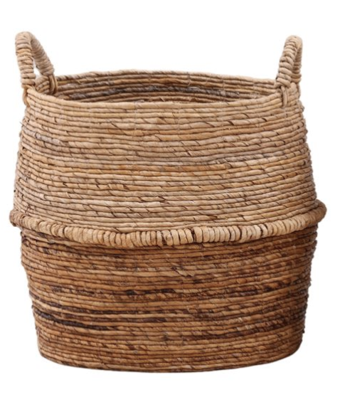 Two-tone Woven Banana Leaf Baskets
