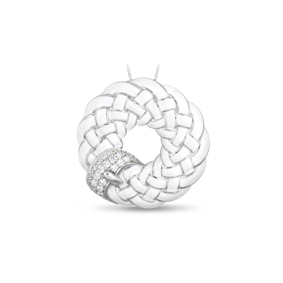Treccia White Pendant