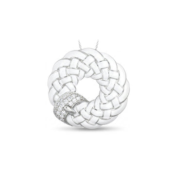 Treccia White Pendant