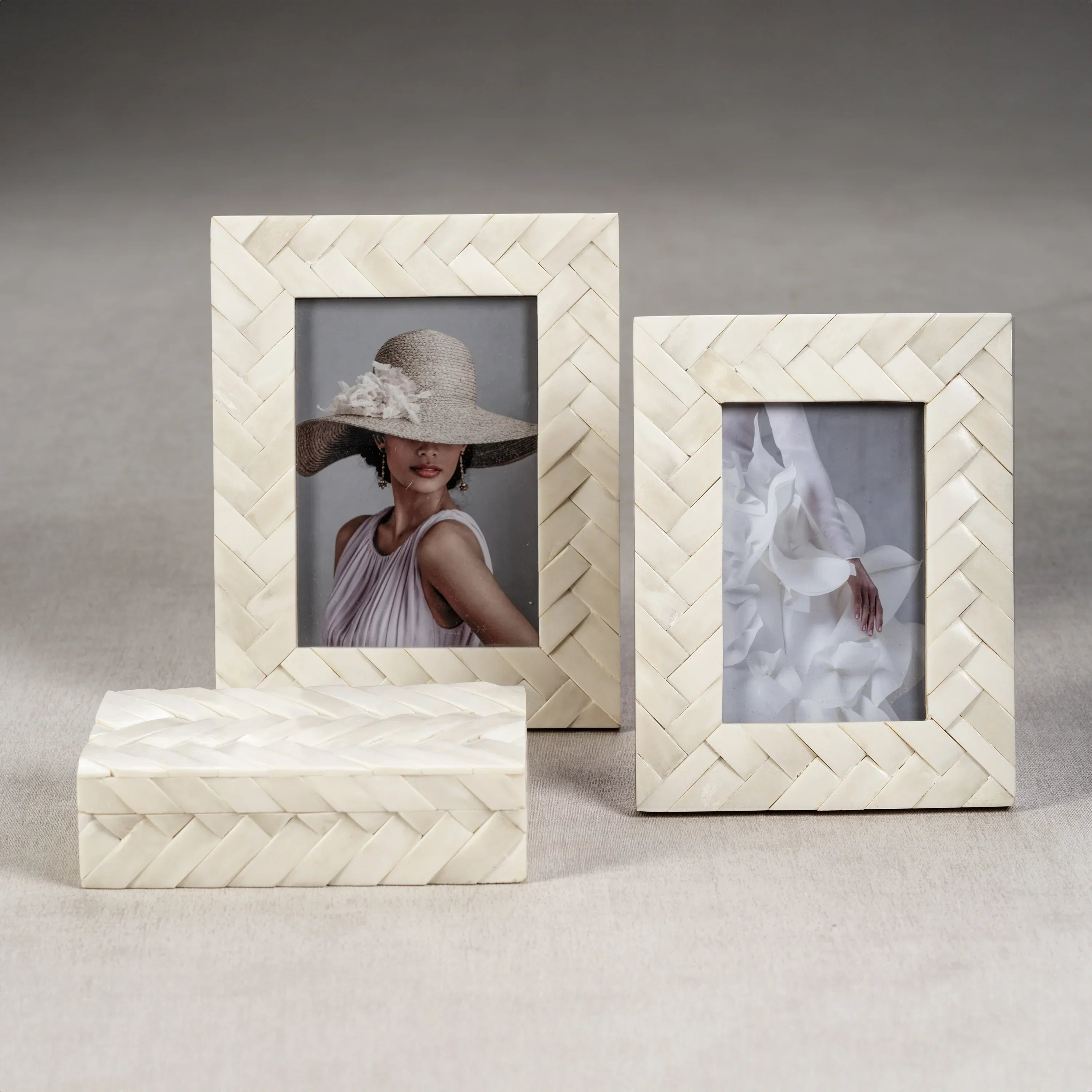 Braided Bone Photo Frame