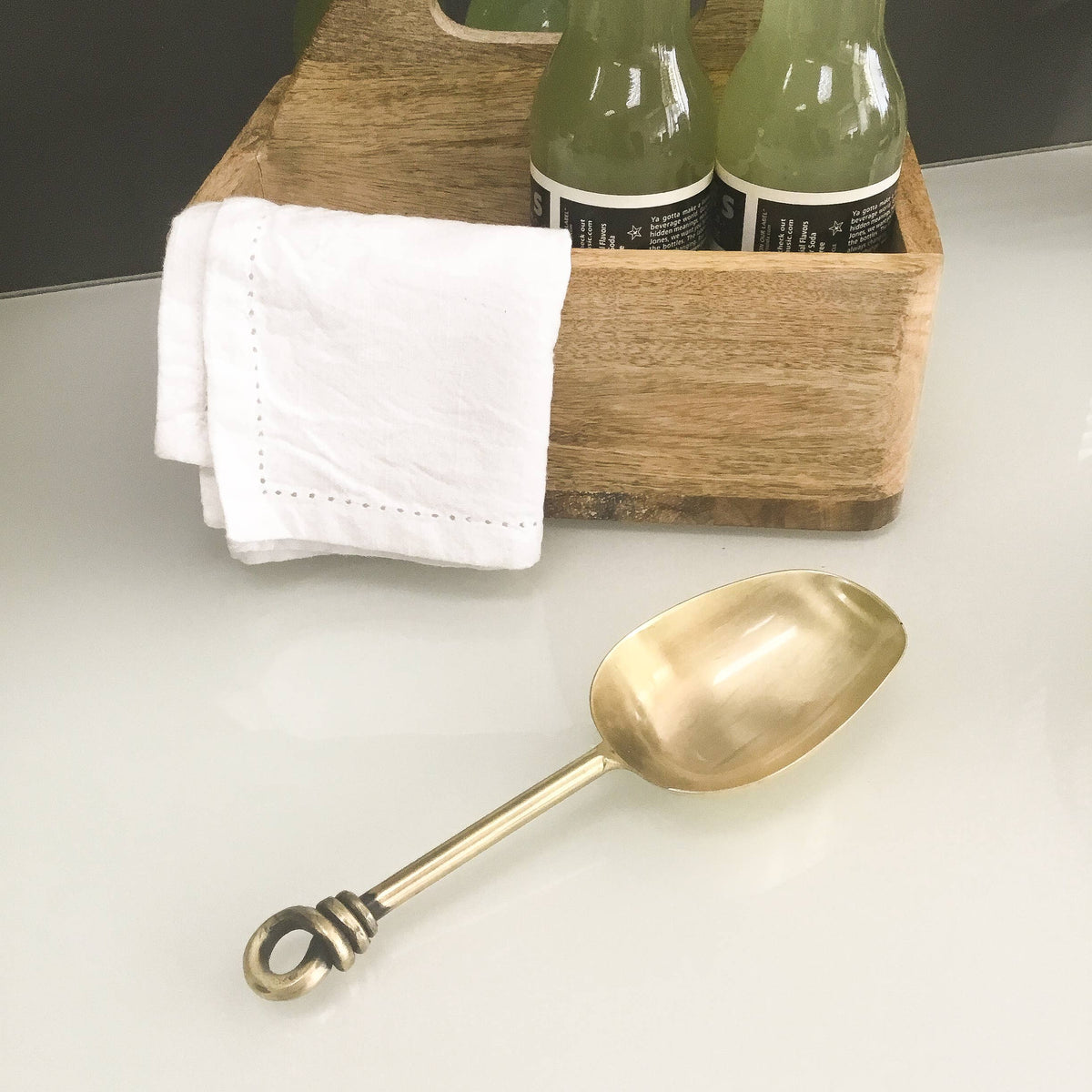 Gold Knot Ice Scoop