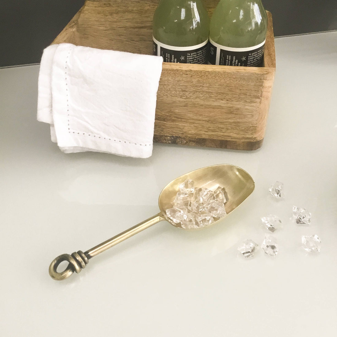 Gold Knot Ice Scoop