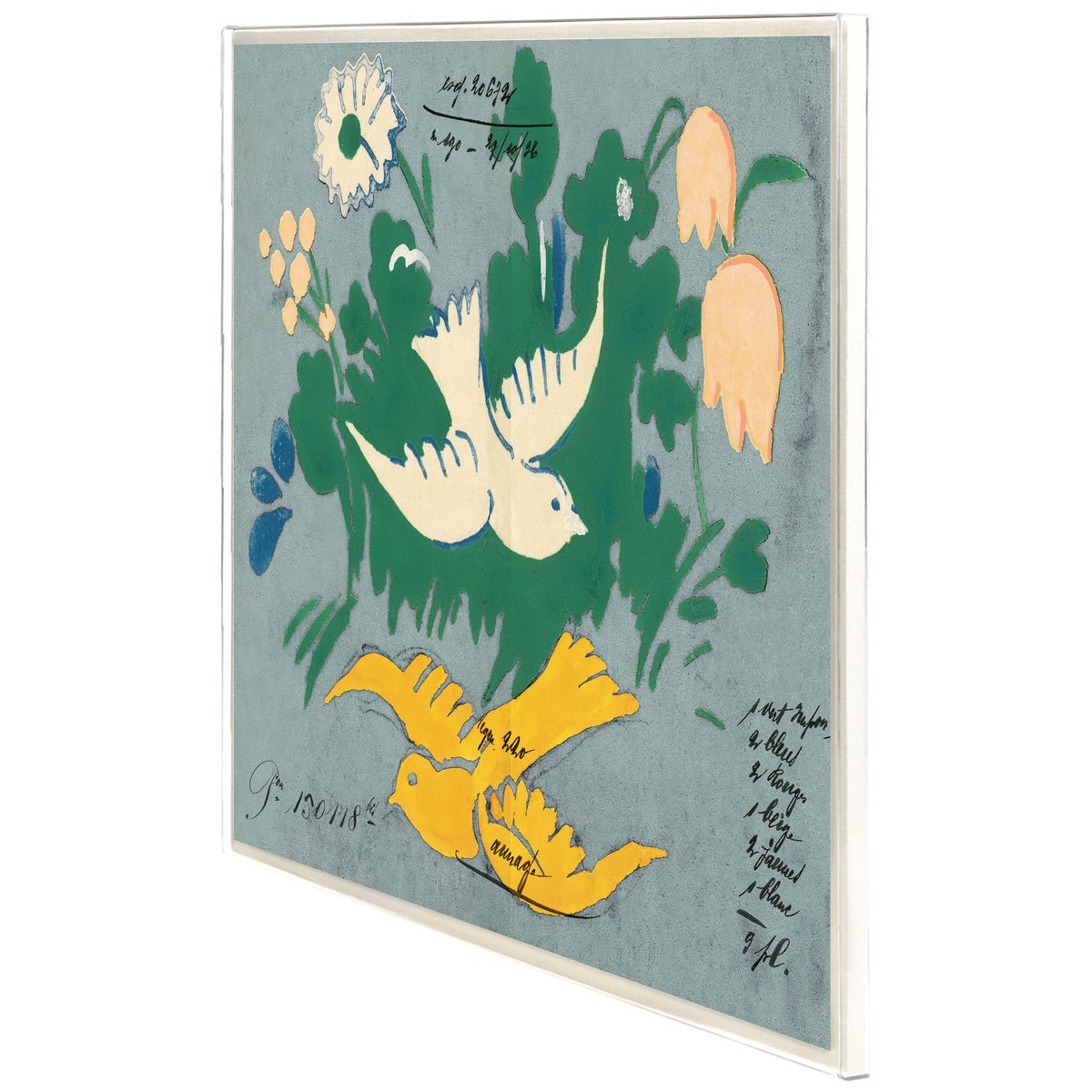Floral Doves
