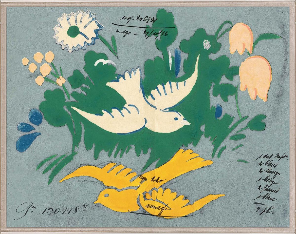 Floral Doves