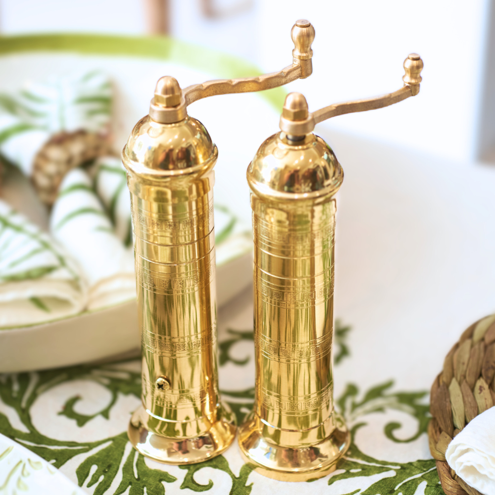 Brass Pepper Mill - 10"