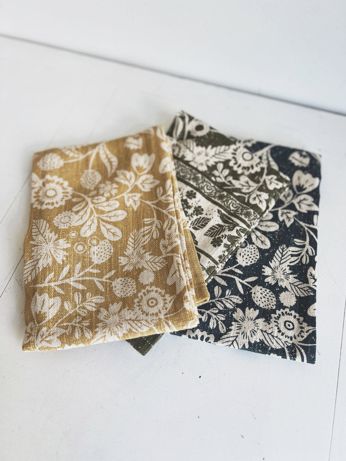 Floral Printed Tea Towel