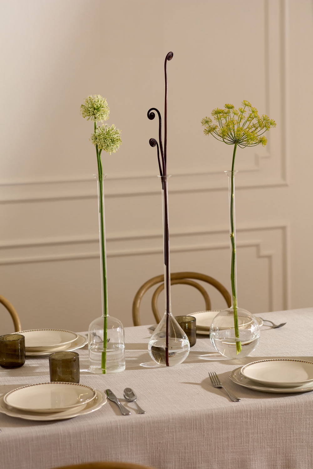 Stem Glass Vases