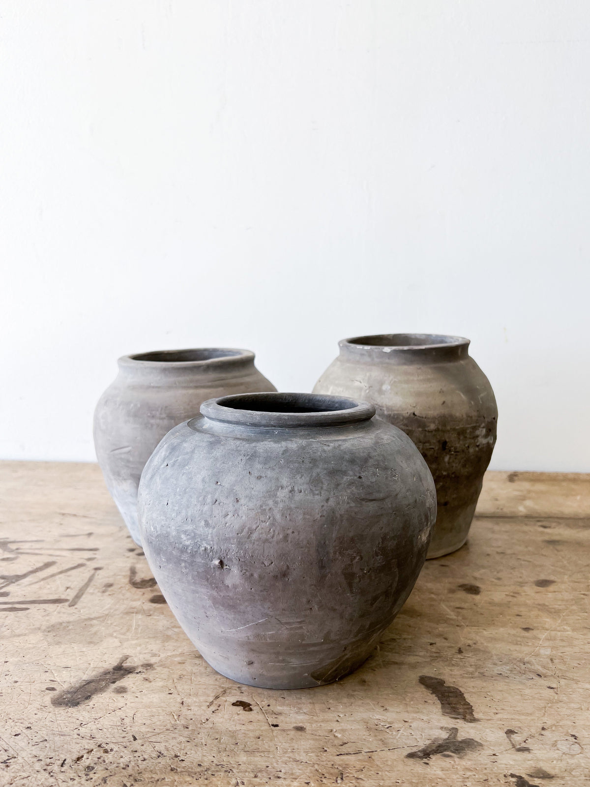 Grey Clay Pot- Small