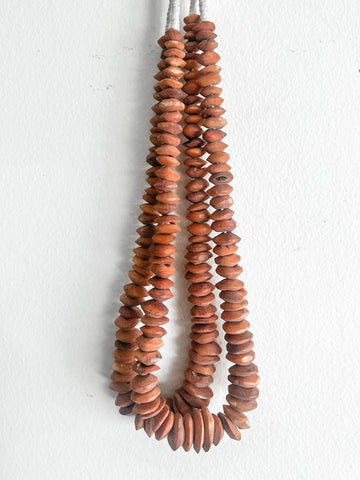 Terracotta Colored Disc Beads