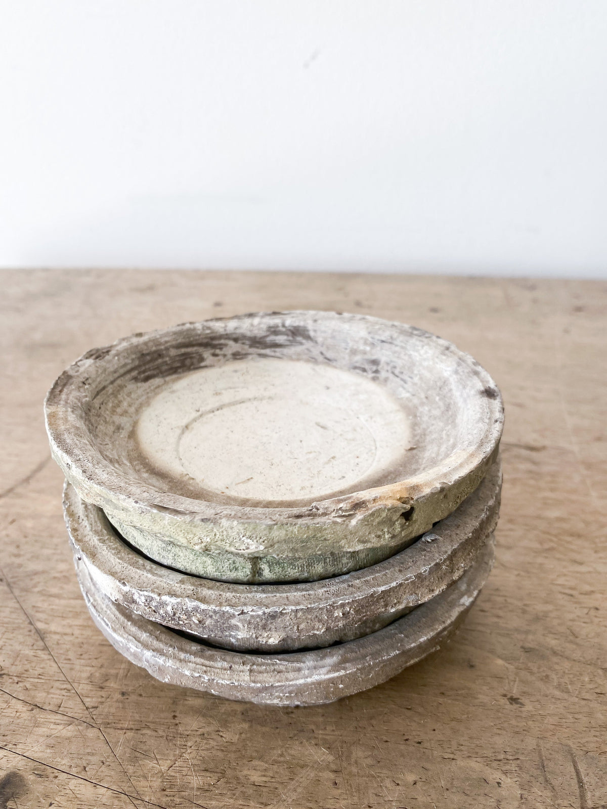 Terra Cotta Saucer - White