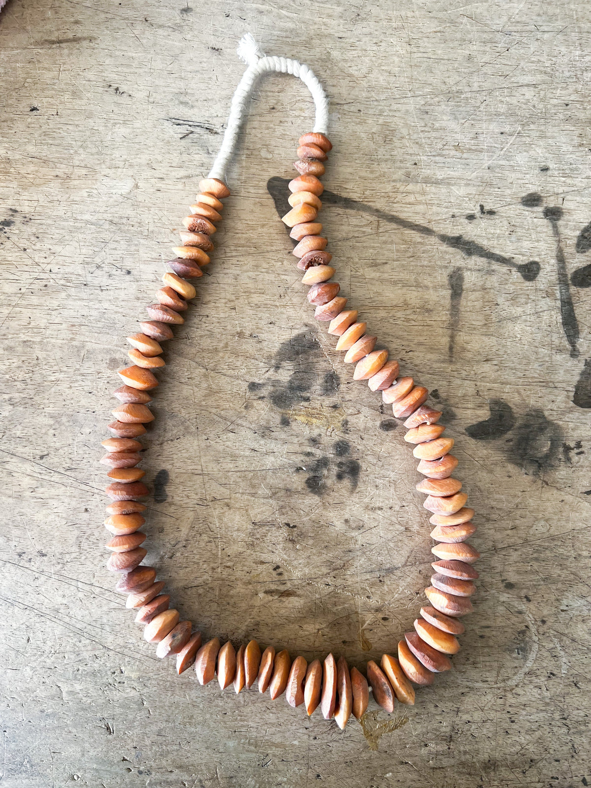 Terracotta Colored Disc Beads